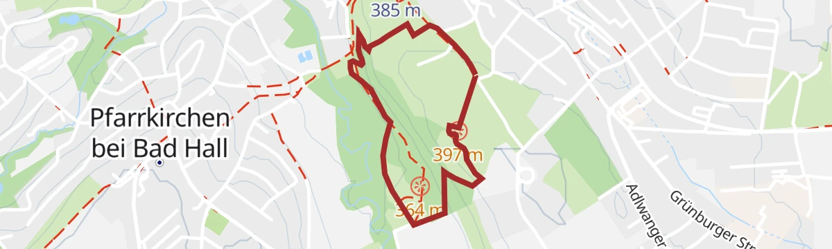 Route map: Yolatespfad© Bad Hall